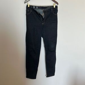 Gap high rise skinny blue jeans